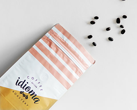 colombia huila timana coffee beeans bag